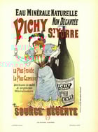 Vichy Huile de Table Poster